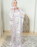 Satin Esdal With Scarf