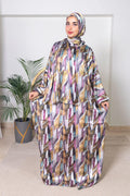 Satin Esdal With Scarf