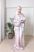 Satin Esdal With Scarf