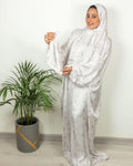 Satin Esdal With Scarf