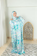 Satin Esdal With Scarf
